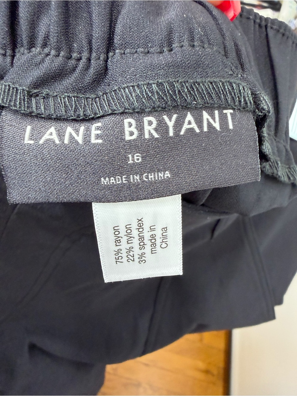 lane bryant black pull-on cargo pants size 16 nwt - Picture 14 of 16